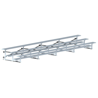 Bleacher - 27 ft. (3 Row - Single Foot Plank) - Tip & Roll